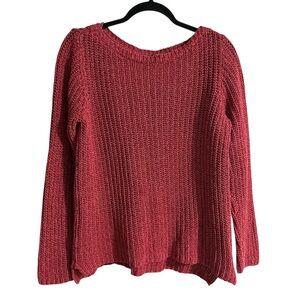 Lauren by Ralph Lauren Pink Chunky Knit Sweater